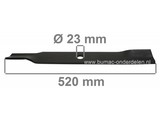 John Deere Maaimes 52 Cm voor 60 Inch Zitmaaiers, JOHN DEERE Zitmaaiermessen voor Modellen F910, F911, F912, F915, F925, F930, F932, F935, 60" Maaidek Modellen 318, 420 en 430, Maaibladen JD Tuintrekkers, Mini Tractoren, Messen Johndeere
