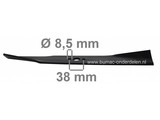Maaimes 38,8 Cm voor KUBOTA 44 Inch Zitmaaiers, Maaibladen Kubota G3HST, RC44, RC44-GE, RC44LT, T1600 Tuintrekkers met 44" Maaibreedte, Zitmaaiermessen, Kubota Messen voor Modellen RC 44, RC 44 GE, RC 44 LT, T 1600 met 44 Inch Maaidek