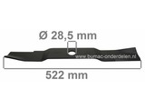 Kubota Maaimes 52,2 Cm voor 60 Inch Tuintrekkers B1550, B2100, B2150, B2400, B7100HSD, B7150, F1900, FZ2100, FZ2400, G1900, G2000, GT950, RC60ST30, ST30, Maaimessen voor Kubota Tractoren, Tractors, Trekkers met 60", 153 Cm Maaibreedte, 3 Messen