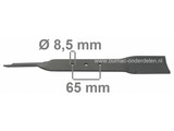 Mes 38,8 Cm voor Efco en Oleo-Mac Cirkelmaaiers, EFCO, OLEO MAC Maaimessen voor Grasmaaiers, Loopmaaiers LR 43 PA, LR 43 PB, G 43, Gazonmaaierbladen, Maaibladen Benzinemaaiers, Motormaaiers van Efco en Oleomac