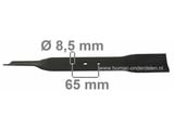 Grasmaaiermes 40,7 Cm voor EFCO en OLEO-MAC Loopmaaiers Modellen LR44 en G44, Maaimessen Efco, Oleomac Gazonmaaiers, Grasmaaimachines, Motormaaiers, Maaibladen voor Cirkelmaaiers van Efco en Oleo Mac