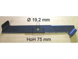 Rechter Mes 51,5 Cm voor Toro DH150, DH170, DH190, DH200, DH210, DH220 Zitmaaier, Tuintrekker, Grasmaaiermes voor Opvang - Mulch of Zijuitworp Maaidek van 102 Cm