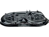 Maaidek 108 Cm voor Stiga, Castelgarden, Mountfield en Alpina Zitmaaier - Tuintrekker, Mulch of Zijuitworp Maaihuis voor Stiga Estate Tornado en SD108, Castelgarden SD108 - SDX108 - XDL170