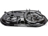 Maaidek 98 Cm voor Castelgarden - Stiga - Moundfield en Alpina Zitmaaier, Mulch of Zijuitworp Maaihuis voor Castel Garden XD 98 - XD 140 - XDL 170 - XDL 190 HD - L 185 BH, Stiga Estate Tornado en SD98 Zitmaaiers - Trekkers