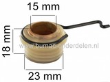 Wormwiel voor Aandrijving Oliepomp bij Stihl 029 - 034 - 036 - 039 - MS290 - MS360 - MS390 Motorzaag, Kettingzaag.