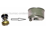 Aftapplug voor Tecumseh Vlotterbak van Carburateur Afdichtingsrubber met Veer - As en Klep voor Tecumseh Motor SBV, TVM125, TVM220, AV520, TVXL195, TVXL220, V40, V50, V60, V70, Vantage, VH40, VH70, VH80, BVL, VM100, VM70, VM80, BVS, ECV