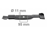 Maaimes 51,5 Cm voor Alko Cirkelmaaiers 530BRV ALU Premium, 5300BRV, 5300BRVC ALU Powerline, Brill Aluline Quatro 53XLRV, 53XLRVC, ALKO, BRILL, SOLO Grasmaaiermessen voor Loopmaaiers, Maaimessen Al-ko - Brill Gazonmaaiers 53 Cm