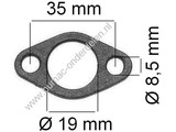 Inlaatpakking voor 3 Pk Briggs and Stratton Motor met Horizontale Krukas, Carburateur Pakking, Dichting