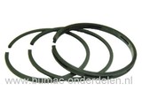 Set Zuigerveren voor B&S Motor van 2 T/m 5 Pk met een Zuiger van Ø 65,1 mm en een Horizontale of Verticale Krukas Briggs and Stratton Zuigerveren Set - Revisieset voor Motoren op Grasmaaier, Waterpomp, Aggrgegaat, Kooimaaier, Verticuteermachine, Grasmachi