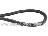 Riem voor Rijaandrijving VIKING Gazonmaaiers MB455, MB455BC, MB455E, MB455M, MB455MM, ME455, ME455M, MB545.0T, Viking V snaar voor Aandrijving van de Wielen bij Grasmaaiers, Loopmaaiers, Cirkelmaaiers, Aandrijfriem VIKING