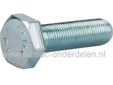 Bout M10x1,0 voor Bevestigen van Maaimes bij Alko en Brill Zitmaaier, Tuintrekker, Mesbout Draad Lengte 35 mm, Alko Zitmaaiers T13-82, T13-85HD, T13-92LUX, T14-102HD, T13-102HDS Bio-Combi, T18-102HD, T18-102HDE, T20-102HD, T20-102HDE Masport, Classic
