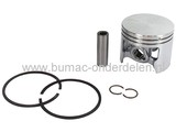 Zuiger Ø 46 mm voor Stihl FS420 , FS550 en FR550 Bosmaaier, Motorzeis, Bermmaaier, Stihl Zuiger compleet met Zuigerveren, Borgclips en Pistonpen, Zuiger voor Stihl Bosmaaiers