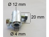 Schroefnippel - Kabelverbinder voor Kabel T/m Ø 4 mm Geleverd per 4 Stuks voor Koppelingskabel - Chokekabel - Remkabel - Stuurkabel - Gaskabel - Bedieningskabel van Trekker, Grasmaaier, Zitmaaier, Frontmaaier, Scooter, Quad, Brommer, Auto, Skelter