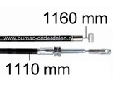 Versnellingskabel voor Kaaz LM484, LM485, LM5350, LM536, LM5360 Grasmaaier, Benzinemaaier Kaaz Koppelingskabel voor instellen van de Loopsnelheid
