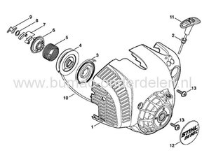 Meenemer voor Ergostart - Easy2start Stihl Startmechanisme op