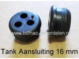 Tankrubber - Doorvoerrubber voor Echo en Shindaiwa CS225S, CS226, DH221, ES2100, ES2400, ES250ES, F225, F226S, GT220ES, HC1500, GT222ES, HC1501, HC1600, HC2400, PPT2100, Kettingzaag, Motorzaag, Bosmaaier, Bladblazer, Heggenschaar, Doorslijpmachine,