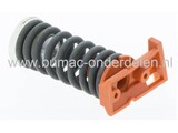 Dempveer voor Husqvarna Kettingzaag 394, 394EPA, 394XP, 395, 395EPA, Dempveren, Trillingsdempers voor HUSQVARNA, JONSERED, PARTNER, MCCULLOCH Kettingzagen, Motorzagen, Antivibratieveren Electrolux, 394 EPA, 394 XP, 395 EPA