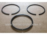 Zuigerveren voor HONDA GX120, GXV120 Motoren op Grasmaaiers, Generator, Aggregaat, Waterpomp, Houtversnipperaar, Tuinfrees, Kooimaaiers, Honda Zuigerveerset voor GX 120, GXV 120 Motoren Cilinder Ø 60 mm