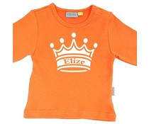 Oranje shirt met naam Oranje shirt met naam