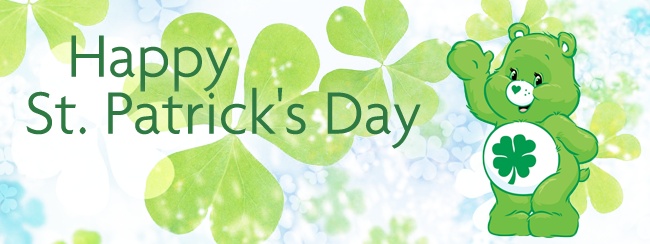 Geluksbeertje wenst je een fijne St. Patrick’s Day!
