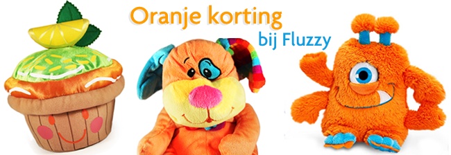 Oranje Korting bij Fluzzy!