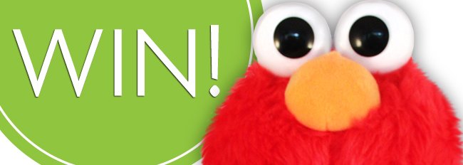 Geef Fluzzy de gouden tip en win een Elmo knuffel!