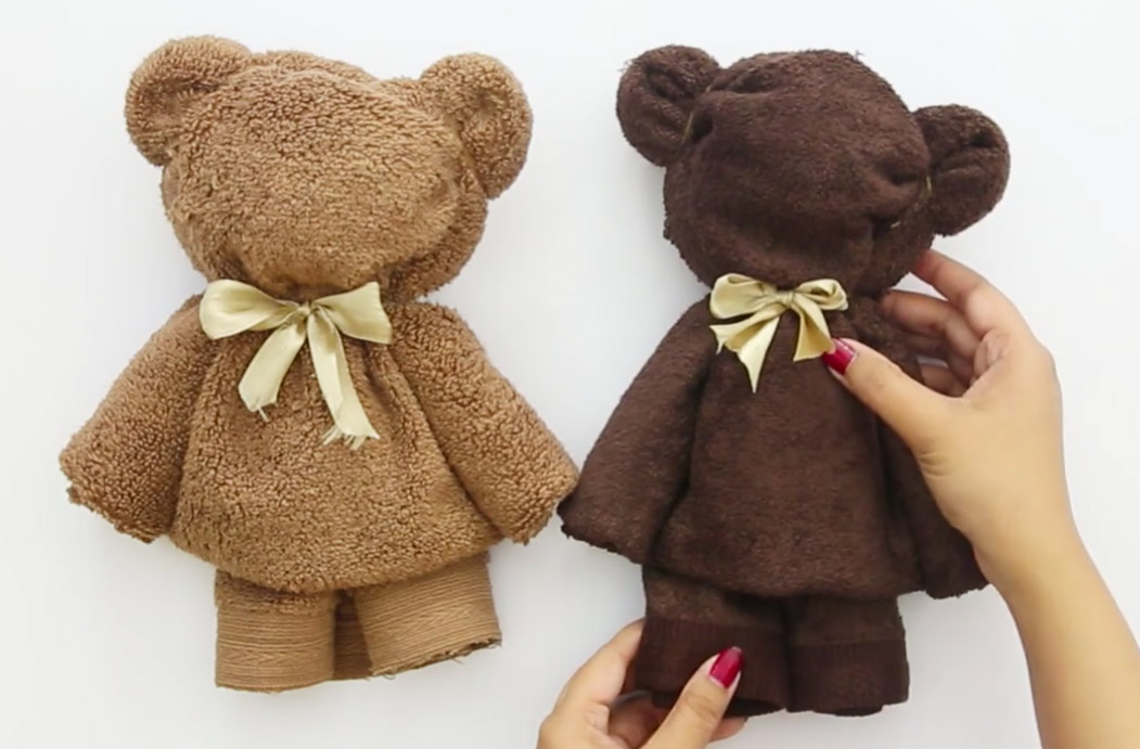 Lyrisch breken vertraging DIY tip: zo maak je een teddybeer van een handdoek - Fluzzy
