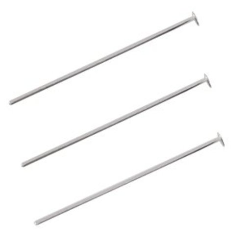 30 stuks Nietstiften Zilver 5cm 30 stuks Nietstiften Zilver 5cm