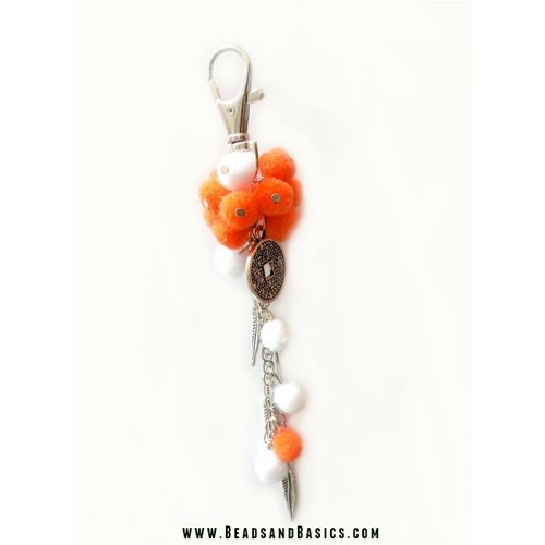 Vrolijke PomPom Sleutelhanger Vrolijke PomPom Sleutelhanger