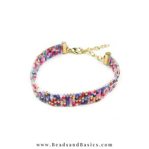 Weef Armband Maken - Mix Kleuren Miyuki Weef Armband Maken - Mix Kleuren Miyuki