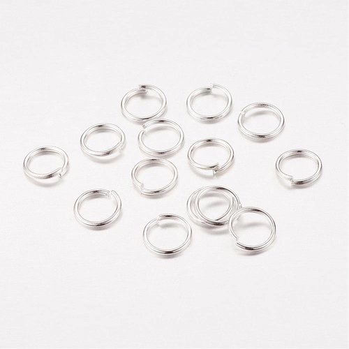 100 stuks Jumpring Zilver 4mm 100 stuks Jumpring Zilver 4mm