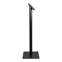 Tablet floor stand Securo 7-8 inch black, coated and durable steel, lock option, cable integration