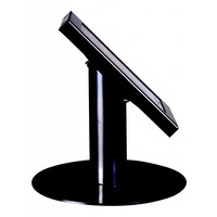 Tablet desk stand Securo 7-8 inch black, coated and rugged steel, lock option, cable integration