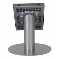 Tablet desk stand Securo 7-8 inch grey, coated and rugged steel, lock option, cable integration