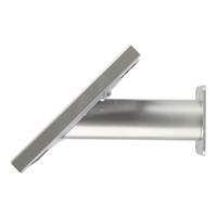 Tablet wall and table stand Securo 7-8 inch grey, coated and solid steel, lockable, cable management