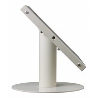 Tablet desk stand Securo 12-13 inch white, rotatable and lockable, cable integration possible, great stability
