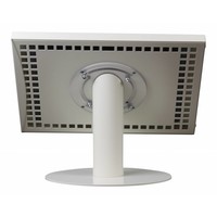 Tablet desk stand Securo 12-13 inch white, rotatable and lockable, cable integration possible, great stability