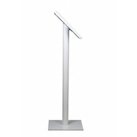 Tablet floor stand Securo 12-13 inch white. Rotatable and lockable (optional)