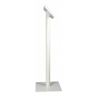 iPad pro 9.7" / iPad Air 1/2 black Floor stand Fino - white, with luxury acrylic tablet casing