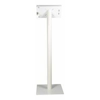 iPad pro 9.7" / iPad Air 1/2 black Floor stand Fino - white, with luxury acrylic tablet casing
