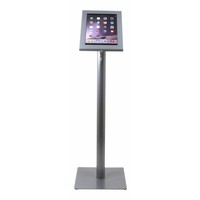 Tablet floor stand Securo 12-13 inch grey,rotatable and lockable (optional)