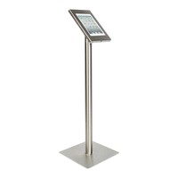 Tablet floor stand Securo 12-13 inch stainless steel, rotatable and lockable (optional)