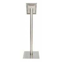 Tablet floor stand Securo 12-13 inch stainless steel, rotatable and lockable (optional)