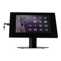 Tablet desk stand Securo 12-13 inch black, rotatable and lockable, cable integration possible, great stability