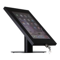 Tablet desk stand Securo 12-13 inch black, rotatable and lockable, cable integration possible, great stability