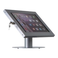 Tablet desk stand Securo 12-13 inch grey, rotatable and lockable, cable integration possible, great stability