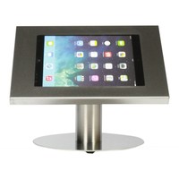 Tablet desk stand Securo 12-13 inch stainless steel, rotatable and lockable, cable integration possible, great stability