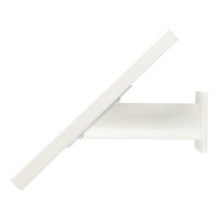 Tablet wall and table mount Securo 9 - 11 inch white, coated and sturdy steel, lockable, cable integration