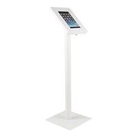 Tablet floor stand Meglio white cassette 9-11 inch with white base