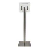 Tablet floor stand Meglio white cassette 9-11 inch with stainless steel base